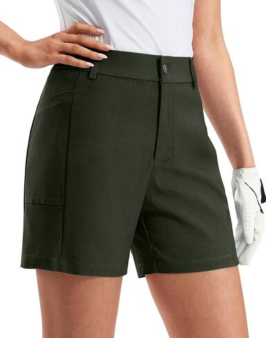 G Gradual Women's 5" Golf Hiking Shorts with Deep Pockets Stretchy Outdoor Womens Shorts Dressy Casual Walking Travel in Saudi Arabia