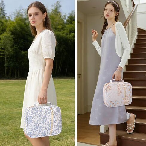 عبوتان من حافظة الكتاب المقدس للنساء مع مجموعة لوازم الدراسة، وحقائب كبيرة مبطنة للكتاب المقدس ومنظم بمقبض، هدايا مسيحية مثالية in Kuwait