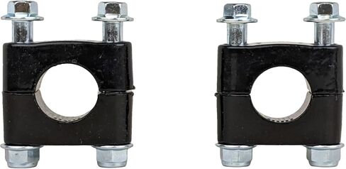 RedCap 7/8" (22mm) Universal Handlebar Riser Clamp Bracket Compatible with ATV Dirt Bike Mini Bike Coleman BT200X Mega Moto 80/105 Motovox MBX10/MBX11 TaoTao DB100 2PCS Black in Saudi Arabia