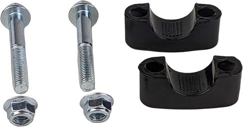 RedCap 7/8" (22mm) Universal Handlebar Riser Clamp Bracket Compatible with ATV Dirt Bike Mini Bike Coleman BT200X Mega Moto 80/105 Motovox MBX10/MBX11 TaoTao DB100 2PCS Black in Saudi Arabia