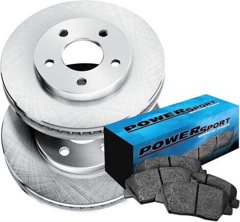 طقم الفرامل الأمامية والدوارات PowerSport |وسادات الفرامل الأمامية| دوارات ومنصات الفرامل| وسادات الفرامل والدوارات المصنوعة من السيراميك - BLBF.65048.02 in Saudi Arabia