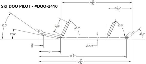 Stud Boy DOO-R2410-75 شريط ملابس دائري من الكربيد مقاس 7.5 بوصة Ski-Doo GTX More 2006-2021 in Kuwait