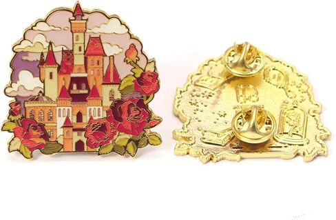 Enamel Pin - Belle Castle. Collector’s Edition, Durable & Stylish Souvenir Pin for Backpacks, Jackets, Hats, and Accessories in Saudi Arabia