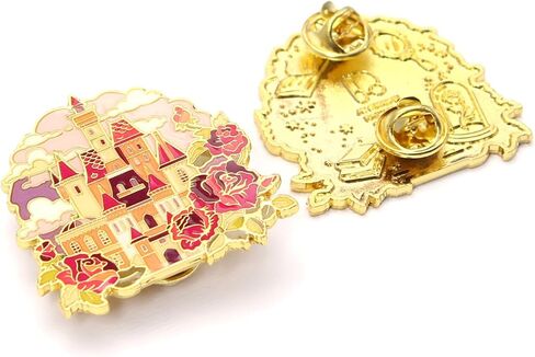Enamel Pin - Belle Castle. Collector’s Edition, Durable & Stylish Souvenir Pin for Backpacks, Jackets, Hats, and Accessories in Saudi Arabia
