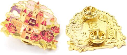Enamel Pin - Belle Castle. Collector’s Edition, Durable & Stylish Souvenir Pin for Backpacks, Jackets, Hats, and Accessories in Saudi Arabia