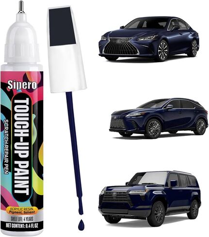 أبيض بارز (085) لقلم طلاء Lexus Touch Up - تطابق تام مع OEM للرقائق والخدوش - متوافق مع جميع الموديلات ES، RX، NX، UX in Kuwait