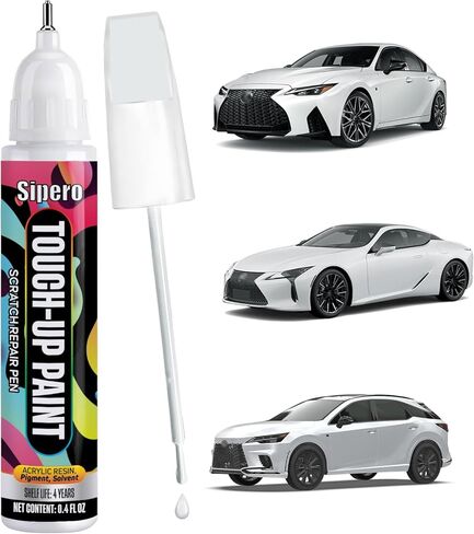 أبيض بارز (085) لقلم طلاء Lexus Touch Up - تطابق تام مع OEM للرقائق والخدوش - متوافق مع جميع الموديلات ES، RX، NX، UX in Kuwait