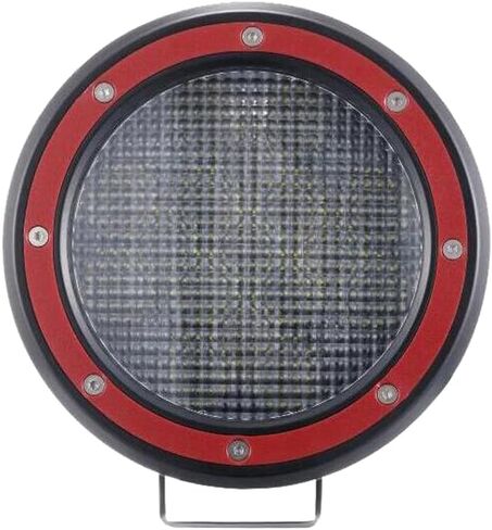 Black Horse A Bar Incl. Pair of 5.3" Dia.LED Lights w/Red Trim Rings No Skid Plate Stainless Steel Compatible with 2019-2024 Toyota Rav4|2021-2024 Toyota Venza-CBS-TOB4802-PLFR in Saudi Arabia