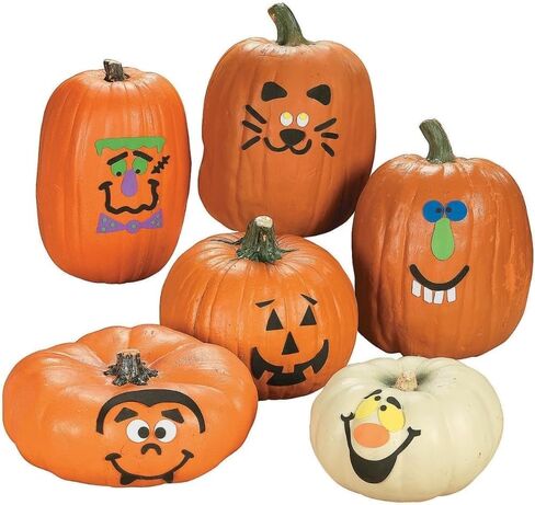 Foam Pumpkin Decorating Craft Kit -12 - Crafts for Kids and Fun Home Activities in Kuwait