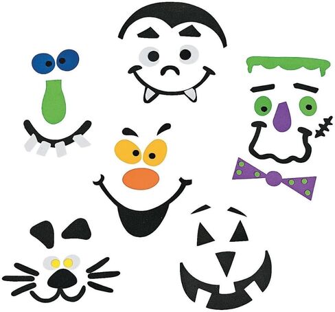 Foam Pumpkin Decorating Craft Kit -12 - Crafts for Kids and Fun Home Activities in Kuwait