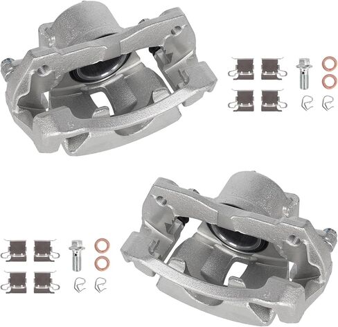 KUSATEC 19B3434 19B3435 Front Disc Brake Caliper with Bracket fit for Pontiac Vibe 2009-2010; Scion xD 2008-2014; Toyota Corolla 2009-2019/Matrix 2009-2014; Both Left & Right side in Saudi Arabia