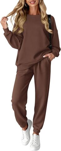 كيروندو الخريف Sweatsuits النساء 2 قطعة الزي 2025 مطابقة صالة مجموعات البلوز عداء ببطء Sweatpants السفر المطار رياضية in Saudi Arabia