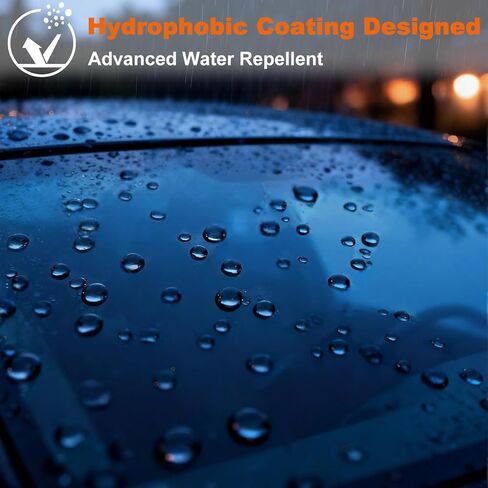 DOG TAIL Water Repellent Silicone Wiper Blades with Multiple Adapters, 22" and 22" Automotive Replacement Front Windshield Wiper Blades Set for My Car with Water Repellency Formula DropClear in Saudi Arabia