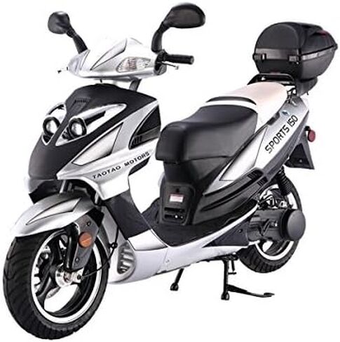HHH 150cc Scooter Vienna 150 Fully Automatic CVT Gas Powered 150cc Moped LANCER150 Eagle with GY6 Engine (Black) in Saudi Arabia