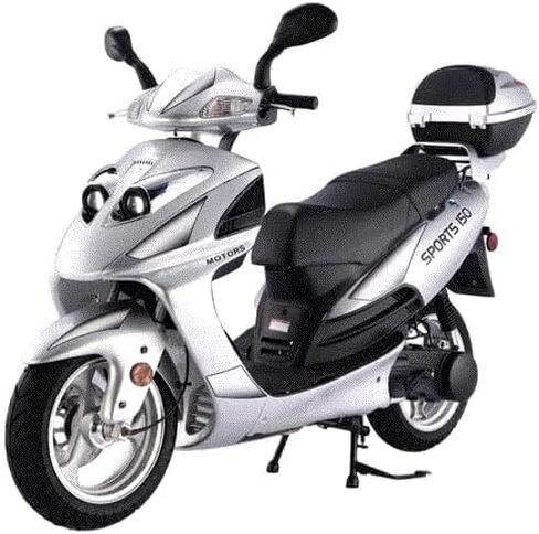 HHH 150cc Scooter Vienna 150 Fully Automatic CVT Gas Powered 150cc Moped LANCER150 Eagle with GY6 Engine (Black) in Saudi Arabia