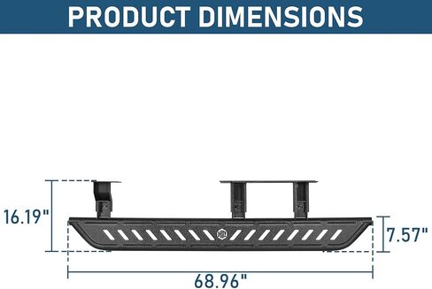 Hooke Road GX460 Running Boards Side Step Nerf Bars for 2010-2023 Lexus GX460, Steel Rock Sliders Guard with 7.5" Wide Non-Slip Foot Pedal in Saudi Arabia