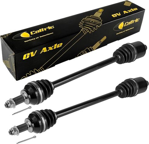 Caltric Front Right and Left Complete Cv Joint Axle Compatible with Yamaha Kodiak 400 Yfm400Fa 4Wd 2003 2004 2005 2006 in Kuwait