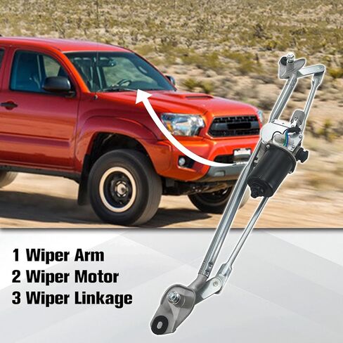 602-427AS Front Windshield Wiper Motor and Linkage Assembly Compatible With Toyota Tacoma 2005-2015 in Saudi Arabia