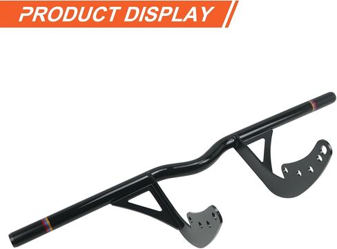 Softail Engine Guard Crash Bar for Harley 2018-up Street Bob Low Rider Sport Glide Heritage Fat Boy Fat Bob M8 Models Front Highway Bar (Gloss Black) in Saudi Arabia