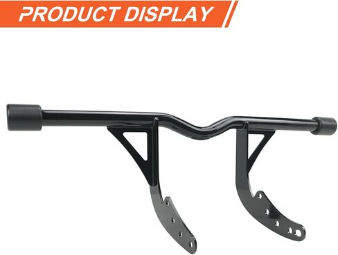 Softail Engine Guard Crash Bar for Harley 2018-up Street Bob Low Rider Sport Glide Heritage Fat Boy Fat Bob M8 Models Front Highway Bar (Gloss Black) in Saudi Arabia