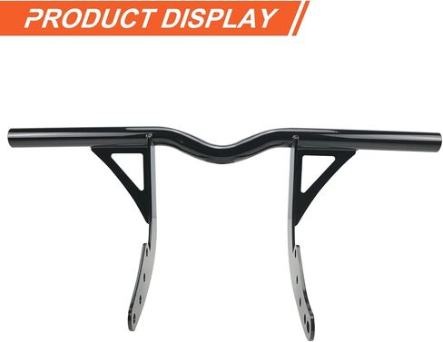 Softail Engine Guard Crash Bar for Harley 2018-up Street Bob Low Rider Sport Glide Heritage Fat Boy Fat Bob M8 Models Front Highway Bar (Gloss Black) in Saudi Arabia