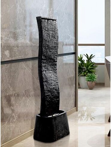 Desktop Decor, Outdoor Water Fountain Large and Simple Ornaments Living Room Decoration Wealth Attraction Feng Shui Entrance Scenery in Kuwait