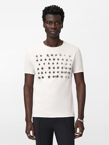 John Varvatos Mens Stars Graphic T-Shirt in Saudi Arabia