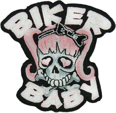 Hot Leathers PPA2052 Biker Baby Pigtails 3" x 3" Patch - 3 Width x 3 Height Inches in Saudi Arabia