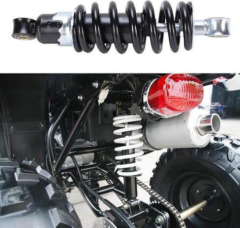 Rear Shock Suspension Spring, Shock Absorber 200mm Hole Distance 10mm Hole Dia Adjustable Damping for 50ml 70ml 90ml Quad ATV Go Kart Electric Scooter in Saudi Arabia