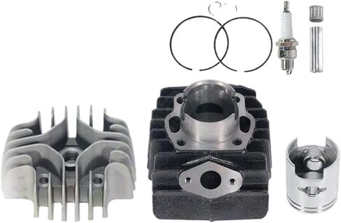 Cylinder Piston Rings Gasket End Kit Compatible with Quadrunner 50 LT50 JR50 Models 1984-1987 V CK24 Engine in Saudi Arabia