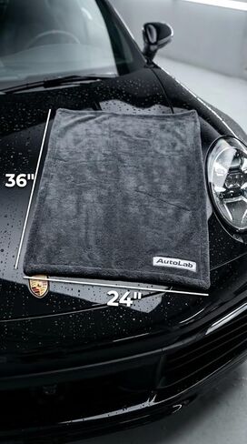 24"x36" Magic Microfiber Twisted-Loop Drying Towel, 1400GSM, Ultra Absorbent, Streak Free, Lint Free, Reusable - Car Accessories, Microfiber Cleaning Cloth - Professional Grade in Saudi Arabia
