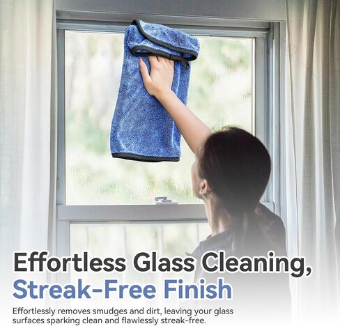 مناشف تنظيف الدش، مناشف من الألياف الدقيقة للسيارات، ناعمة، ماصة، سريعة الجفاف، وغير ضارة لتنظيف السيارة، مناشف تجفيف السيارة مناسبة جدًا للسيارات والشاحنات والدراجات النارية in Kuwait