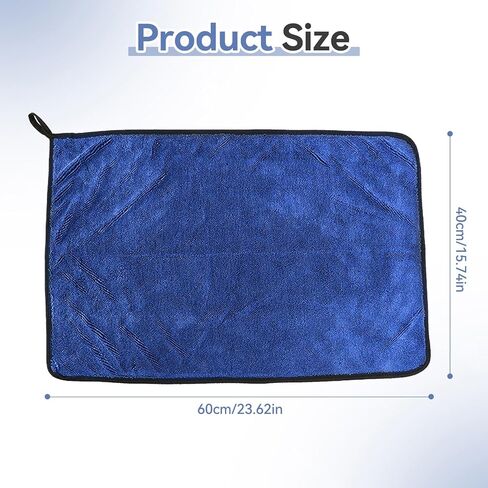 مناشف تنظيف الدش، مناشف من الألياف الدقيقة للسيارات، ناعمة، ماصة، سريعة الجفاف، وغير ضارة لتنظيف السيارة، مناشف تجفيف السيارة مناسبة جدًا للسيارات والشاحنات والدراجات النارية in Kuwait