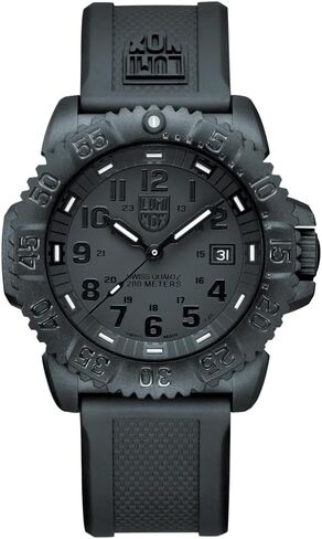 Luminox - Original Navy Seal X3.CZ51.BO - Mens Dive Watch - Watches for Men - 44mm - Swiss Quartz - 200M Water Resistant - Hardened Mineral Crystal - CARBONOX Case - Always Visible - Swiss Made in Saudi Arabia