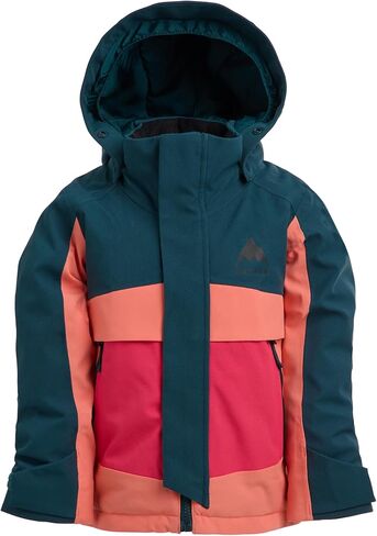 Burton Toddlers’ Ascutney 2-Layer Insulated Jacket – Waterproof Winter Coat with Room to Grow System – Emerald/Peach/Pink, 5 in Saudi Arabia