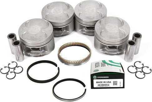 Evergreen SA-9761190629-2 Full Gasket Set Pistons Bearings Compatible With/For 97-01 Honda Prelude 2.2L DOHC H22A4 in Saudi Arabia