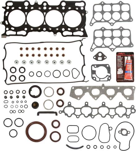 Evergreen SA-9761190629-2 Full Gasket Set Pistons Bearings Compatible With/For 97-01 Honda Prelude 2.2L DOHC H22A4 in Saudi Arabia