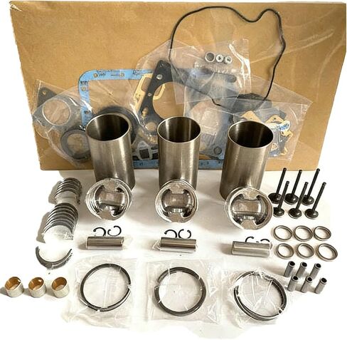 3TNV82 Engine Overhaul Rebuild Kit with Valve Kit for Yanmar Engine 3TNV82 3TNV82A Excavator VIO35 VIO30 VIO27 for Komatsu Engine 3D82A STD Overhaul Engine Rebuild Aftermarket Parts in Kuwait