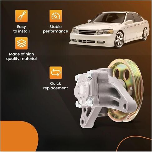 Power Steering Pump Compatible For Honda Accord 3.0L 98-02 Compatible For Odyssey 3.5L 1999-2004 21-5993 in Kuwait