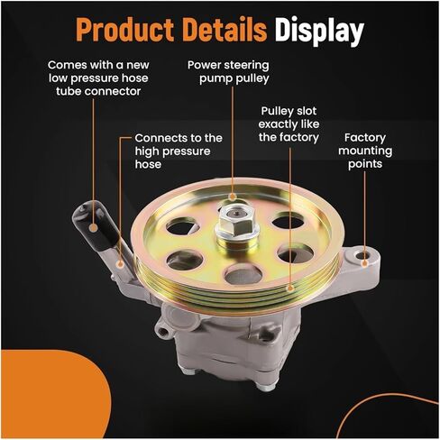 Power Steering Pump Compatible For Honda Accord 3.0L 98-02 Compatible For Odyssey 3.5L 1999-2004 21-5993 in Kuwait
