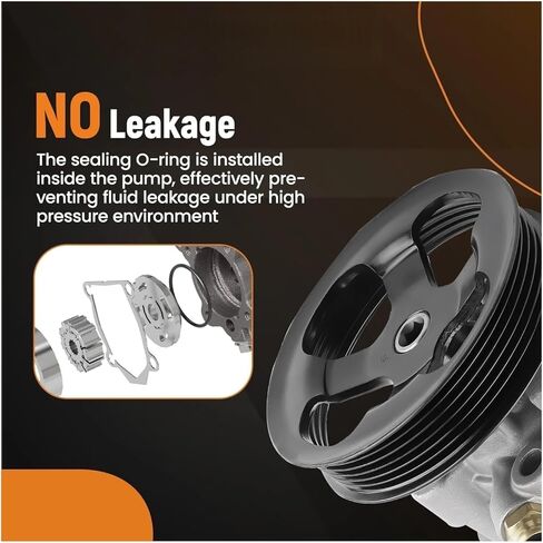 Power Steering Pump W/Pulley Compatible For Toyota Corolla 2003-2008 21-5345 4431002101 in Kuwait