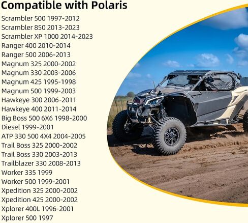 2520799 Oil Filter for Polaris Sportsman 570 500 450 400 Ranger Trail Boss 325 330 Scrambler 500 850 XP 1000 Xplorer 400L Xpedition 425 Magnum 325 Hawkeye 300 400, Replaces 3084963, 3089996 (2 PCS) in Kuwait