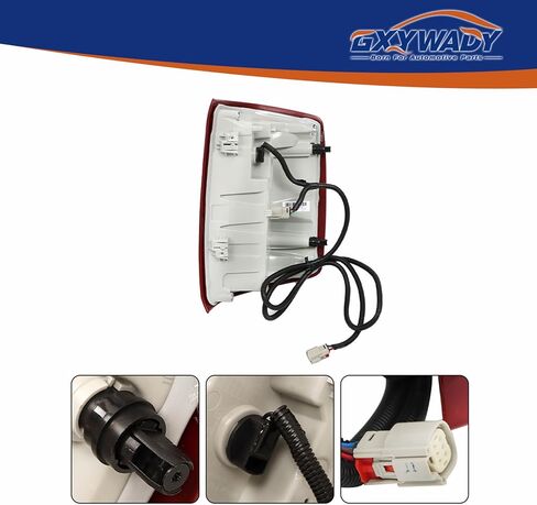 GXYWADY Passenger Right Side Tail Light Assembly Replacement for Silverado 1500 2016 2017 2018 Tail Lamp Assembly Replacement for 84288719 in Saudi Arabia