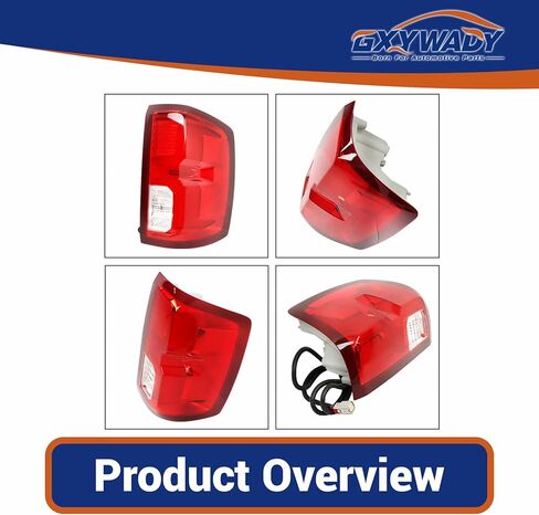 GXYWADY Passenger Right Side Tail Light Assembly Replacement for Silverado 1500 2016 2017 2018 Tail Lamp Assembly Replacement for 84288719 in Saudi Arabia