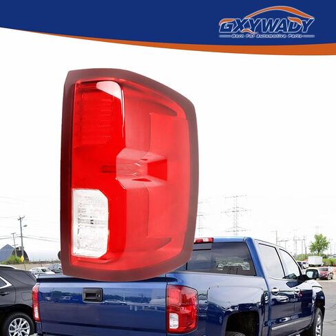 GXYWADY Passenger Right Side Tail Light Assembly Replacement for Silverado 1500 2016 2017 2018 Tail Lamp Assembly Replacement for 84288719 in Saudi Arabia