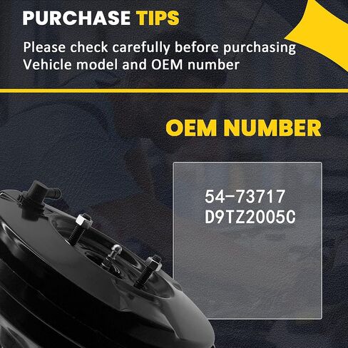 Vacuum Power Brake Booster Compatible with Ford F100 F150 F250 Bronco 1979 4.9L/5.0L/5.8L/6.6L/7.5L D9TZ2005C 54-73717 in Saudi Arabia