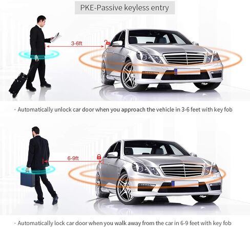 EASYGUARD EC002PP تشغيل شبه قابس، تشغيل عن بعد، مع دخول سلبي بدون مفتاح PKE، زر تشغيل بالضغط، تشغيل بدون مفتاح، مناسب لمحرك الغاز Honda C-RV 12-18 II Civic 12-18 II Jade 12-17 in Kuwait