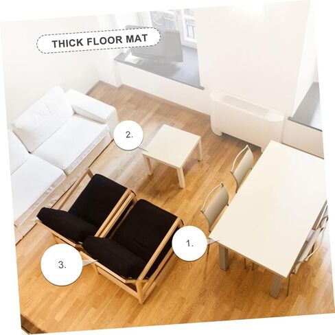 Transparent PVC Floor Mat Durable Hard Floor Protector for Wood and Carpet Easy to Clean for Office and Home Use in Saudi Arabia