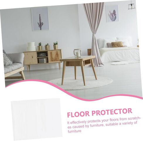 Transparent PVC Floor Mat -Skid Desk Mat for Carpet Hard Floors Smooth for Home Office Use in Saudi Arabia