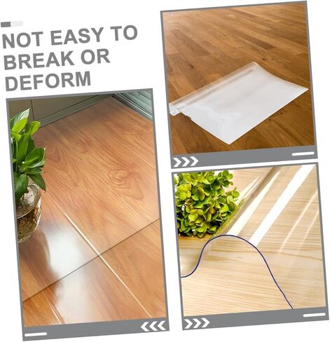 Transparent PVC Floor Mat Rug Protector for Floor Office Chair Mat for Rolling Chairs Non- in Kuwait